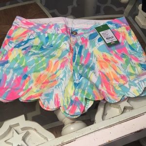 Lilly Pulitzer shorts sparkling sands size 2